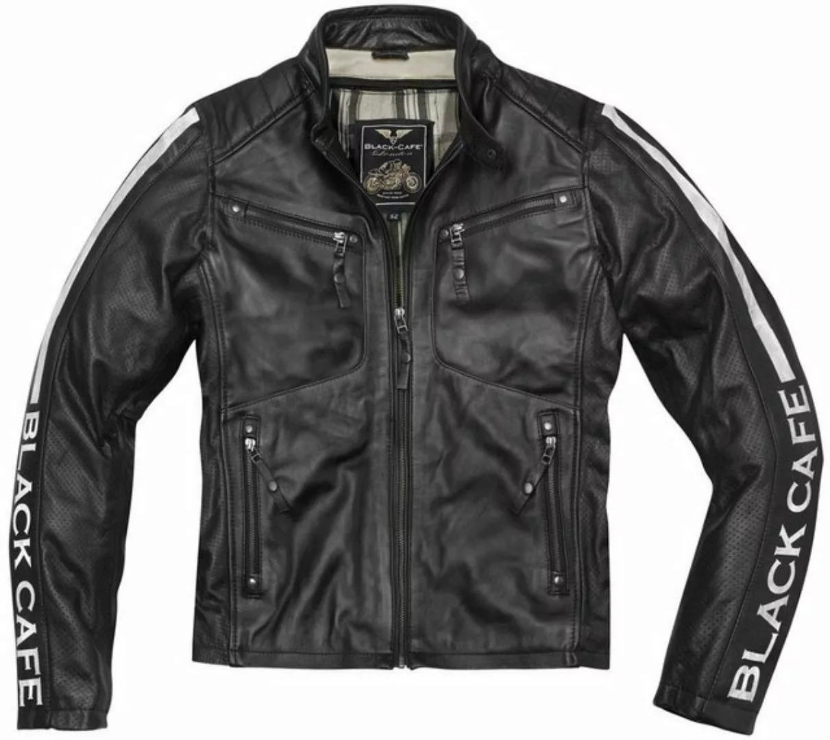 Black-Cafe London Motorradjacke Toronto Motorrad Lederjacke günstig online kaufen