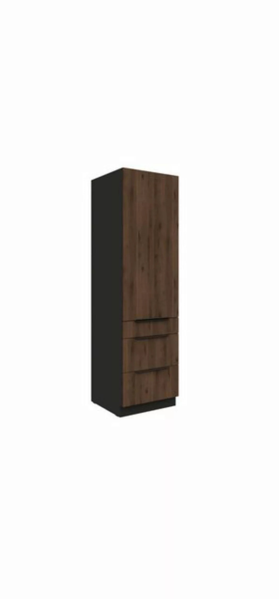 Küchen-Preisbombe Hochschrank 60 cm Küche MONZA Okapi Nußbaum Küchenzeile K günstig online kaufen