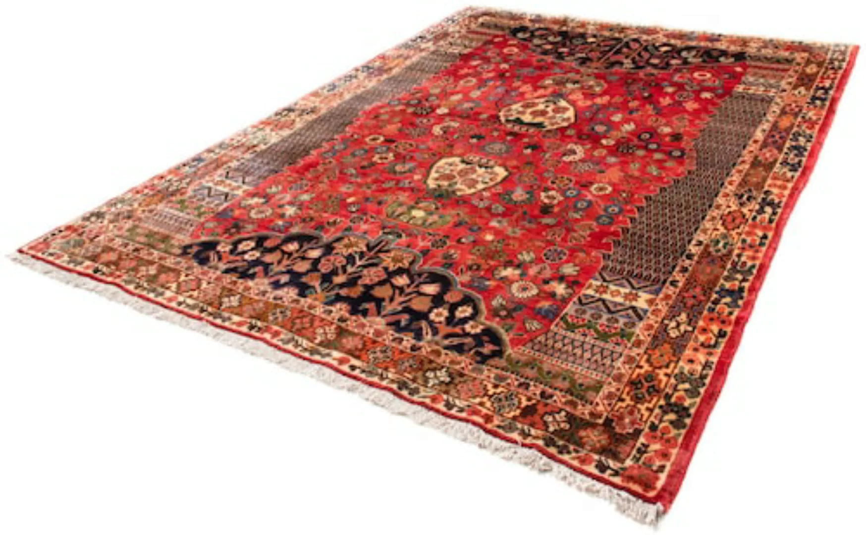 morgenland Wollteppich »Shiraz Medaillon Rosso 274 x 203 cm«, rechteckig günstig online kaufen