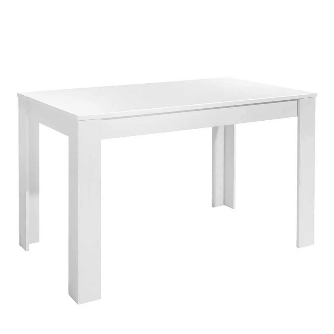 Weißer Tisch in modernem Design pflegeleicht melaminbeschichtet günstig online kaufen
