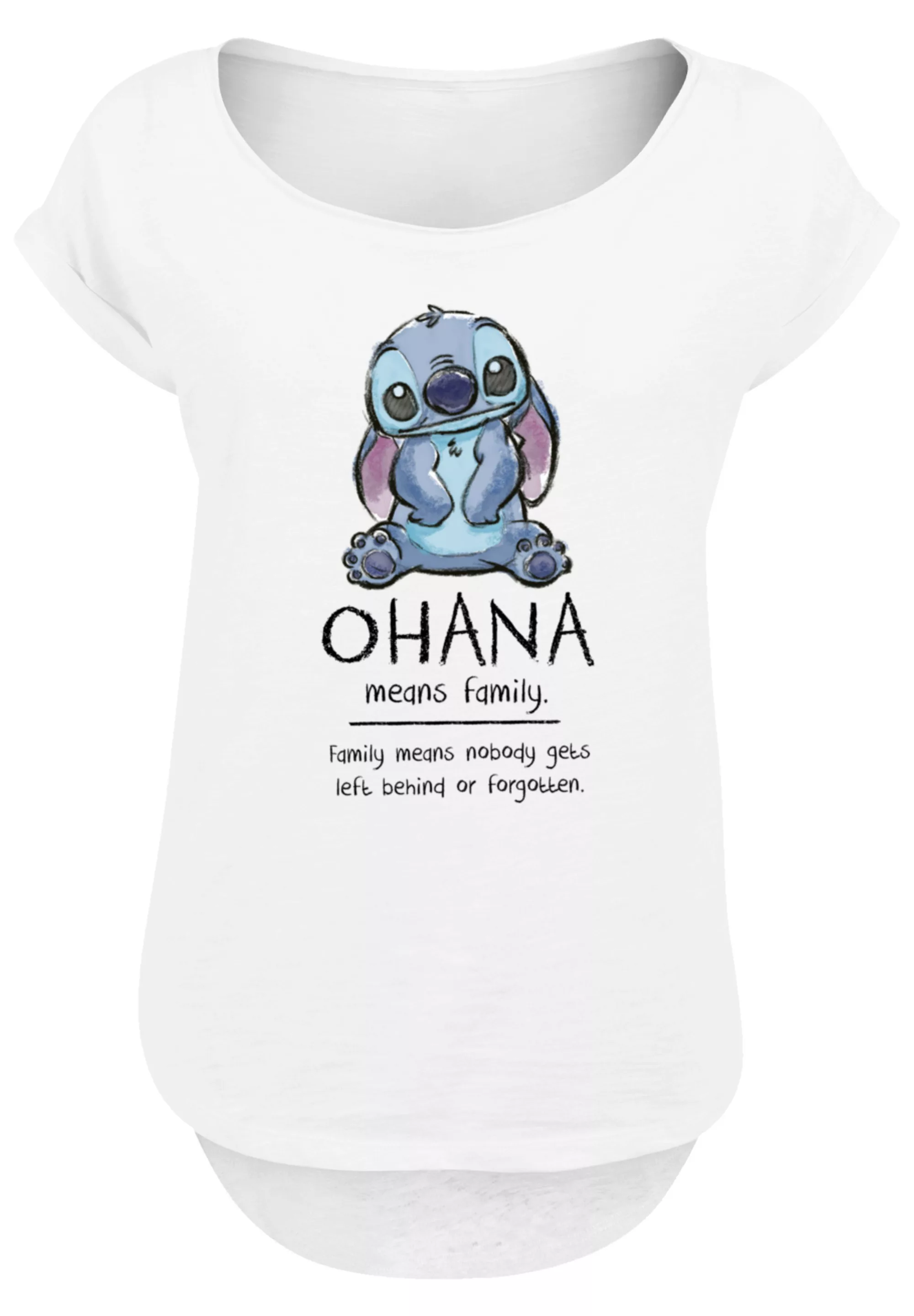 F4NT4STIC T-Shirt "Disney Lilo & Stitch Ohana Means Family", Premium Qualit günstig online kaufen