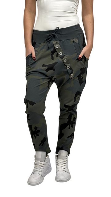 Mississhop Boyfriend-Hose Sweatpants Baggy Camouflage Damenhose Militär Hos günstig online kaufen