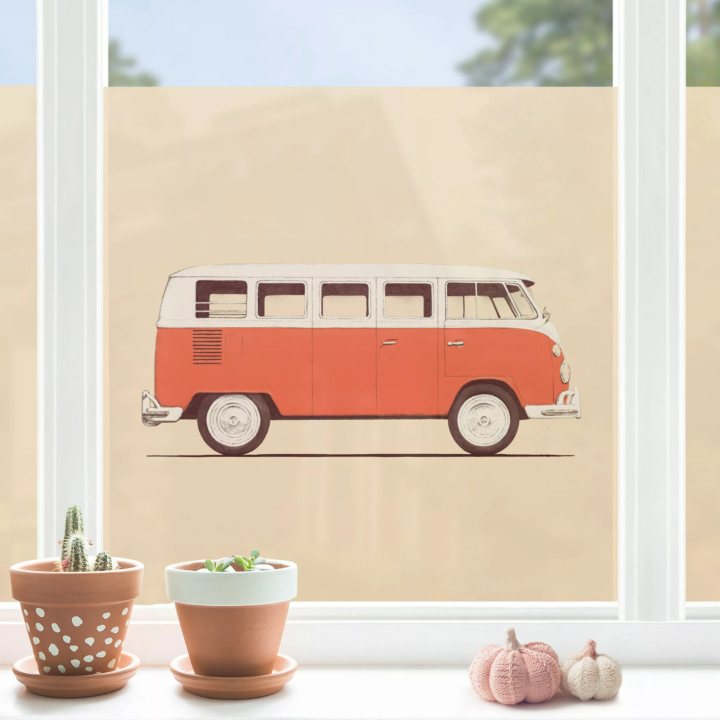 Fensterfolie Old School Camper günstig online kaufen