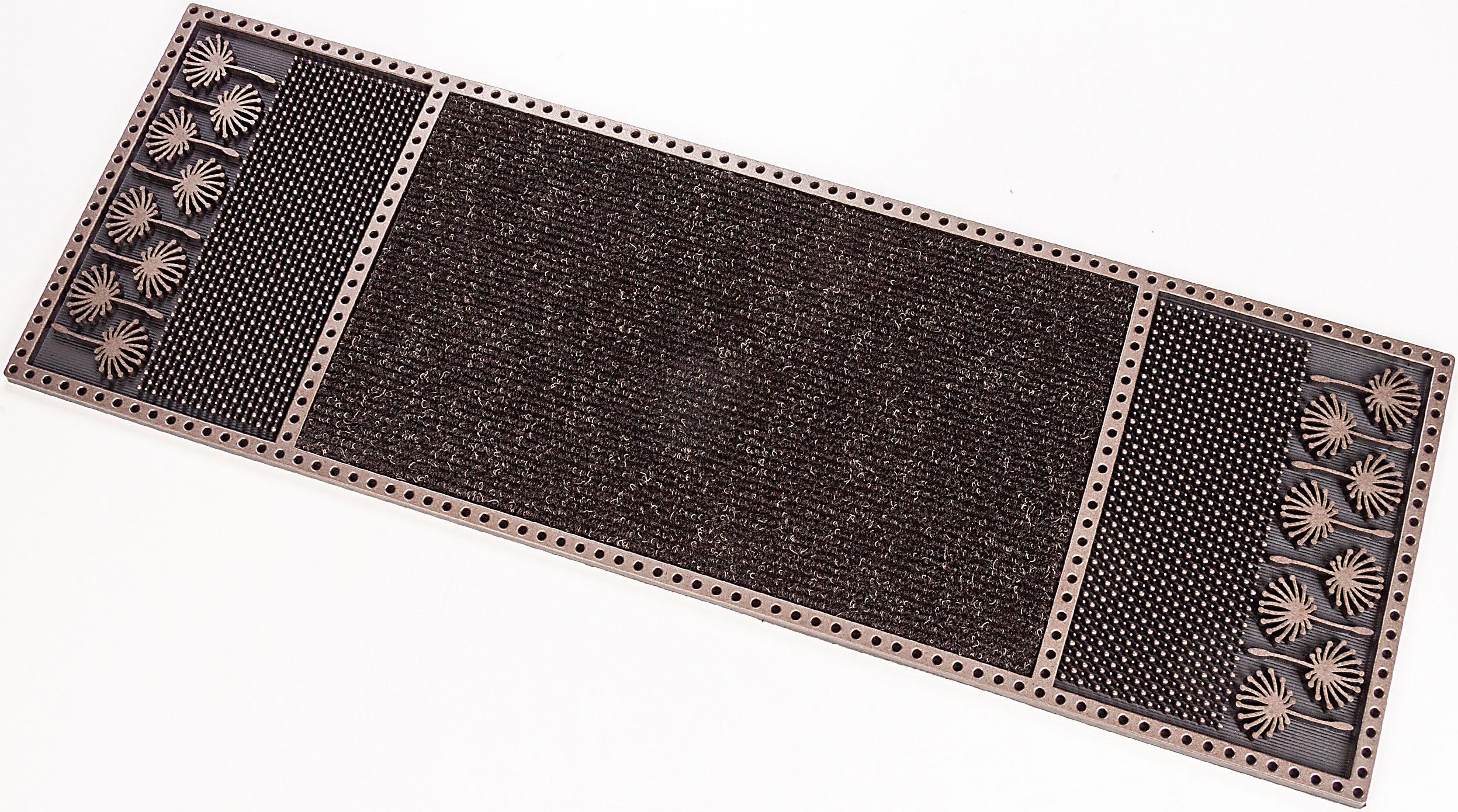 Home2Fashion Fußmatte »CC Clean Dandeli«, rechteckig, schmale Schmutzfangma günstig online kaufen
