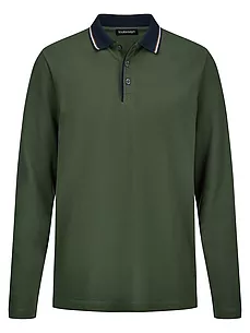 Langarm-Polo-Shirt Louis Sayn grün günstig online kaufen