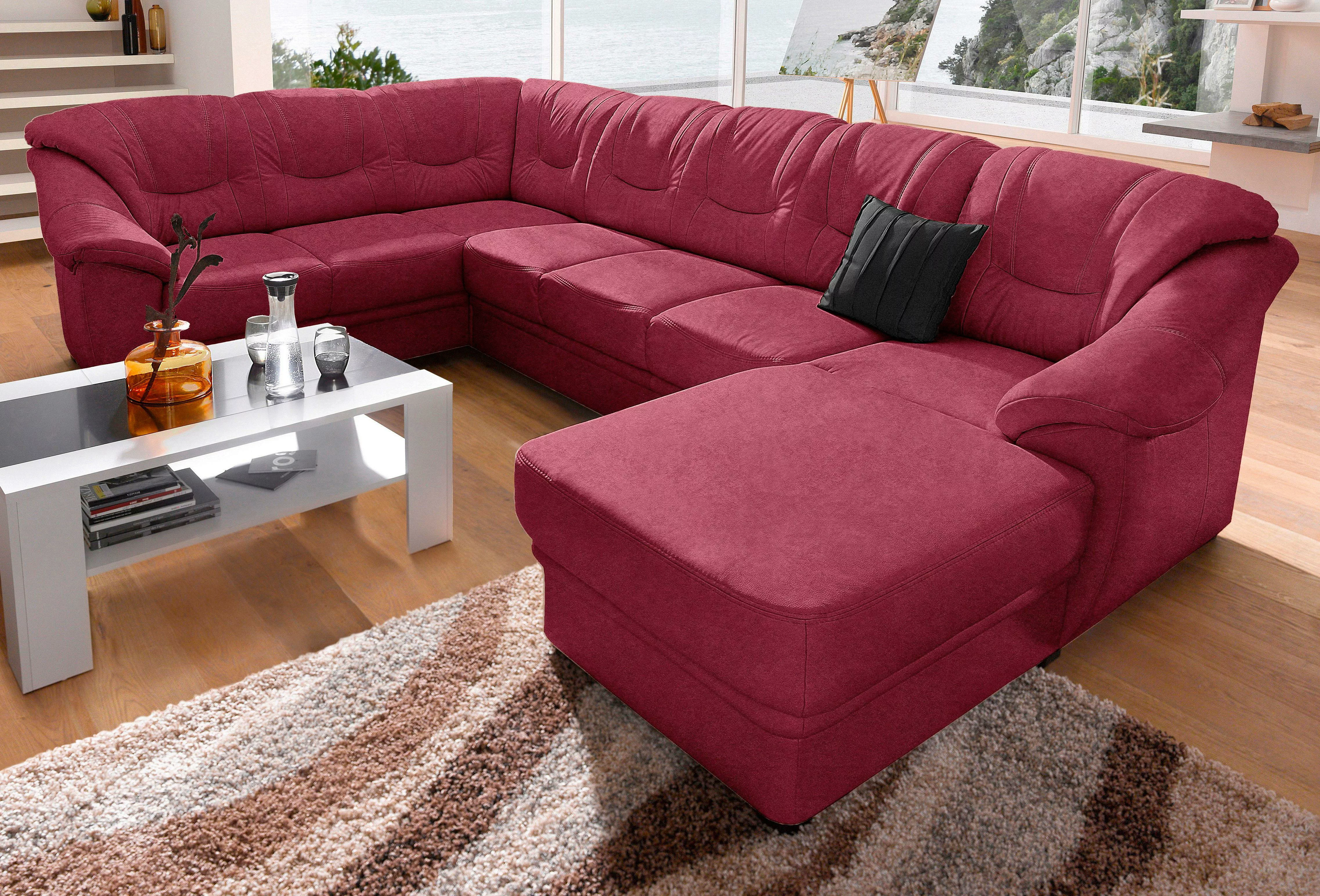 sit&more Wohnlandschaft "Savona U-Form", wahlweise mit Bettfunktion, inklus günstig online kaufen