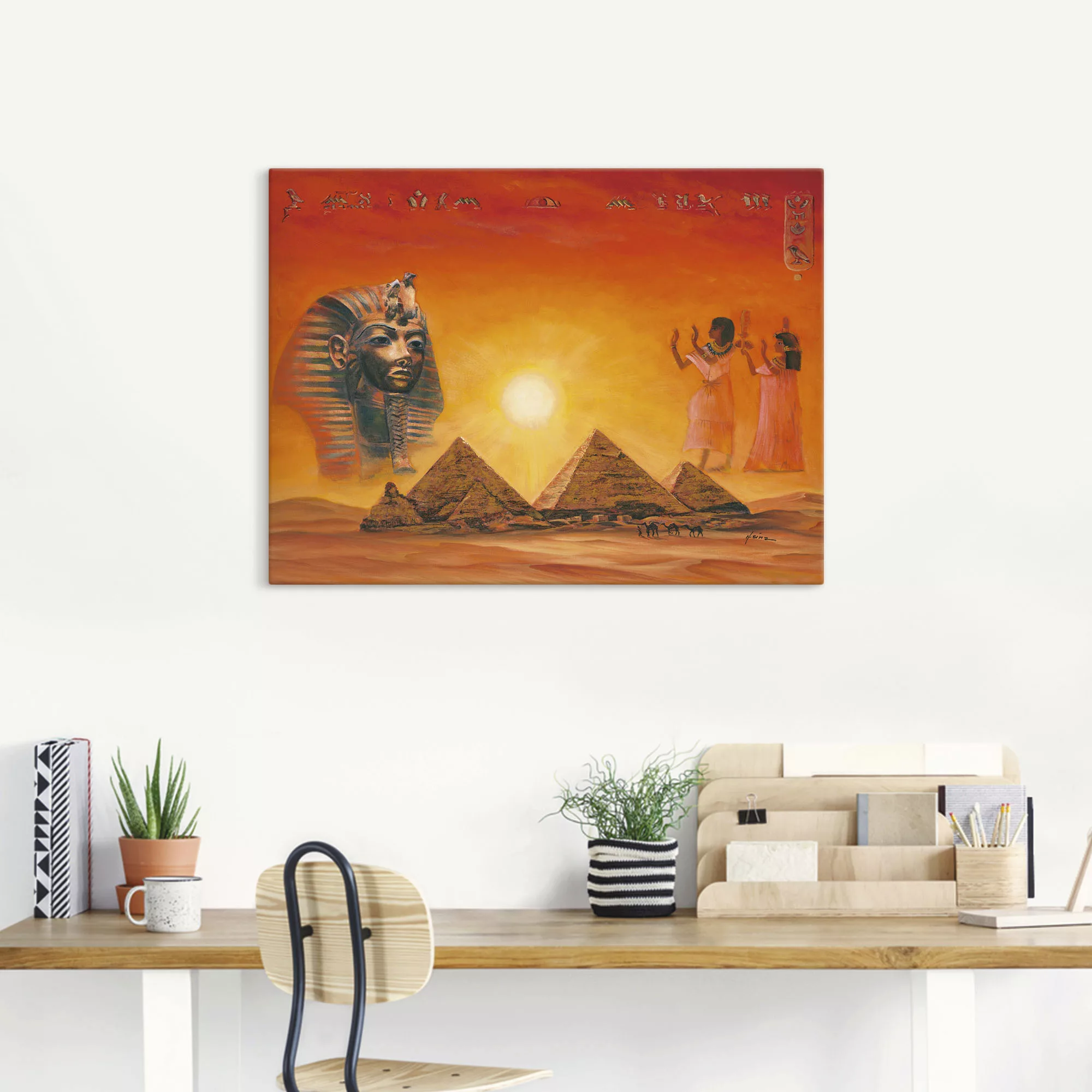 Artland Wandbild "Ägyptische Impressionen", Afrika, (1 St.), als Alubild, O günstig online kaufen