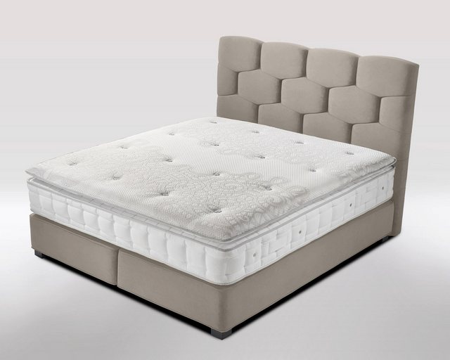 WohnenRoyal Boxspringbett Boxspringbett New Mosaic Premium - Velourstoff 14 günstig online kaufen