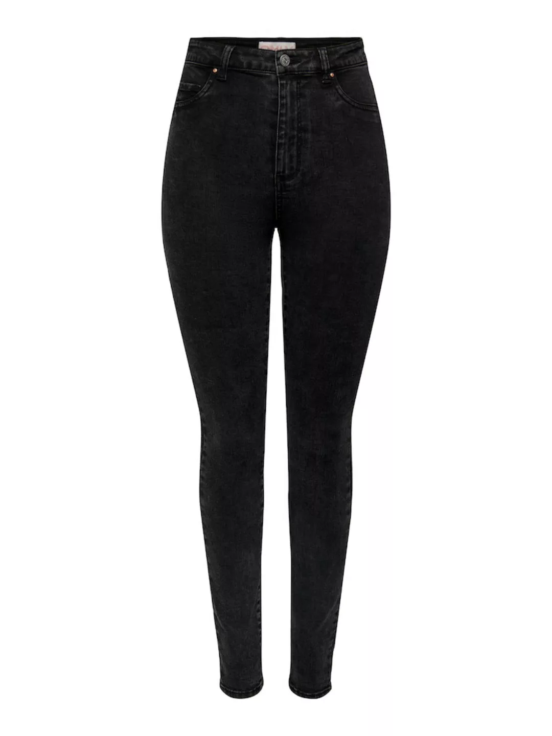 Only Damen Jeans ONLROSE GUA256 - Skinny Fit - Schwarz günstig online kaufen