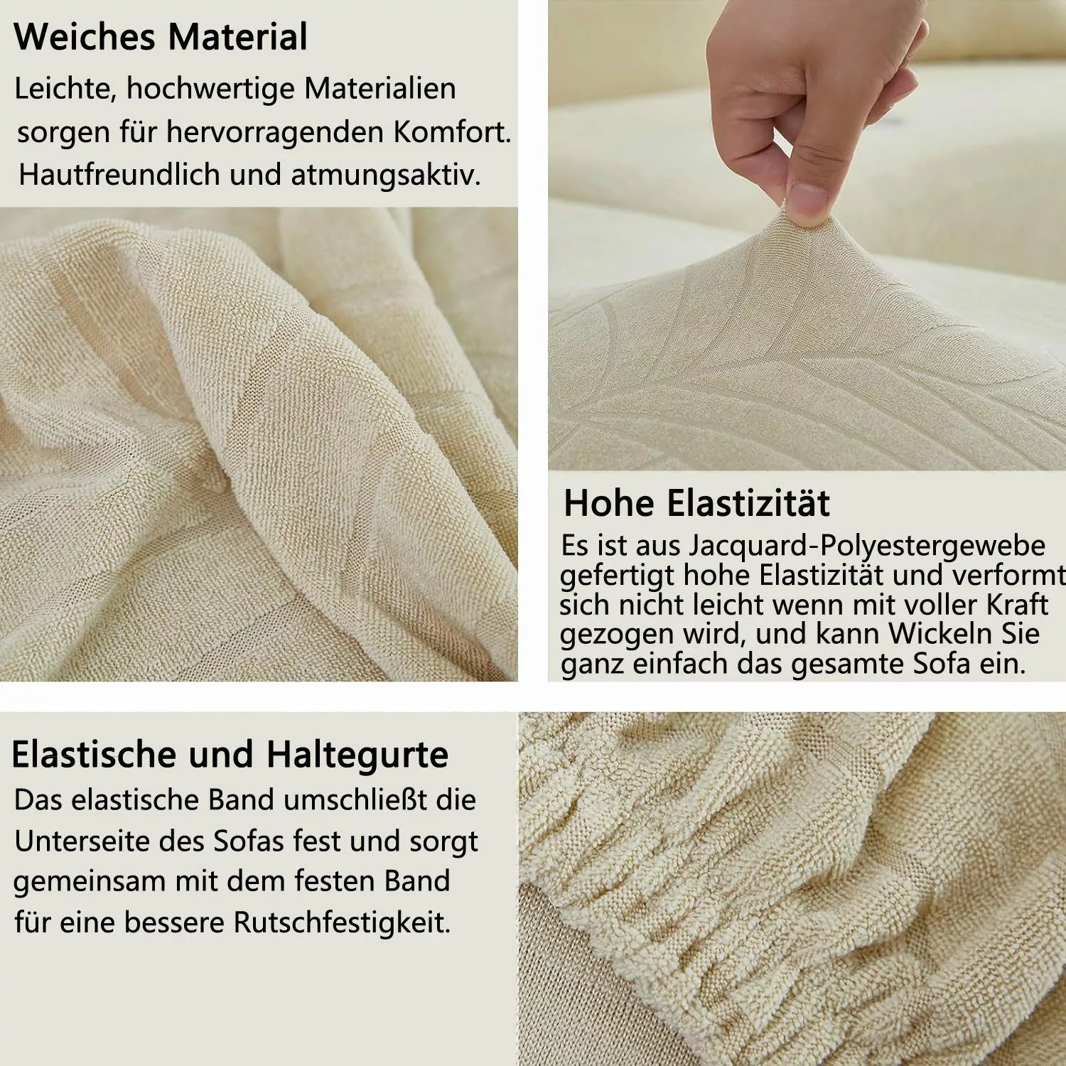 Coonoor Sofabezug Sofaschoner Ecksofa für L günstig online kaufen