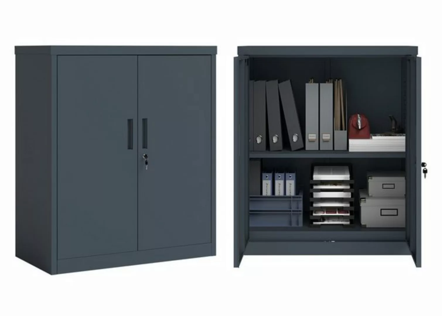 STEELSØN Aktenschrank Regulus (anthrazit, ohne Füße) mit flexibel einstellb günstig online kaufen