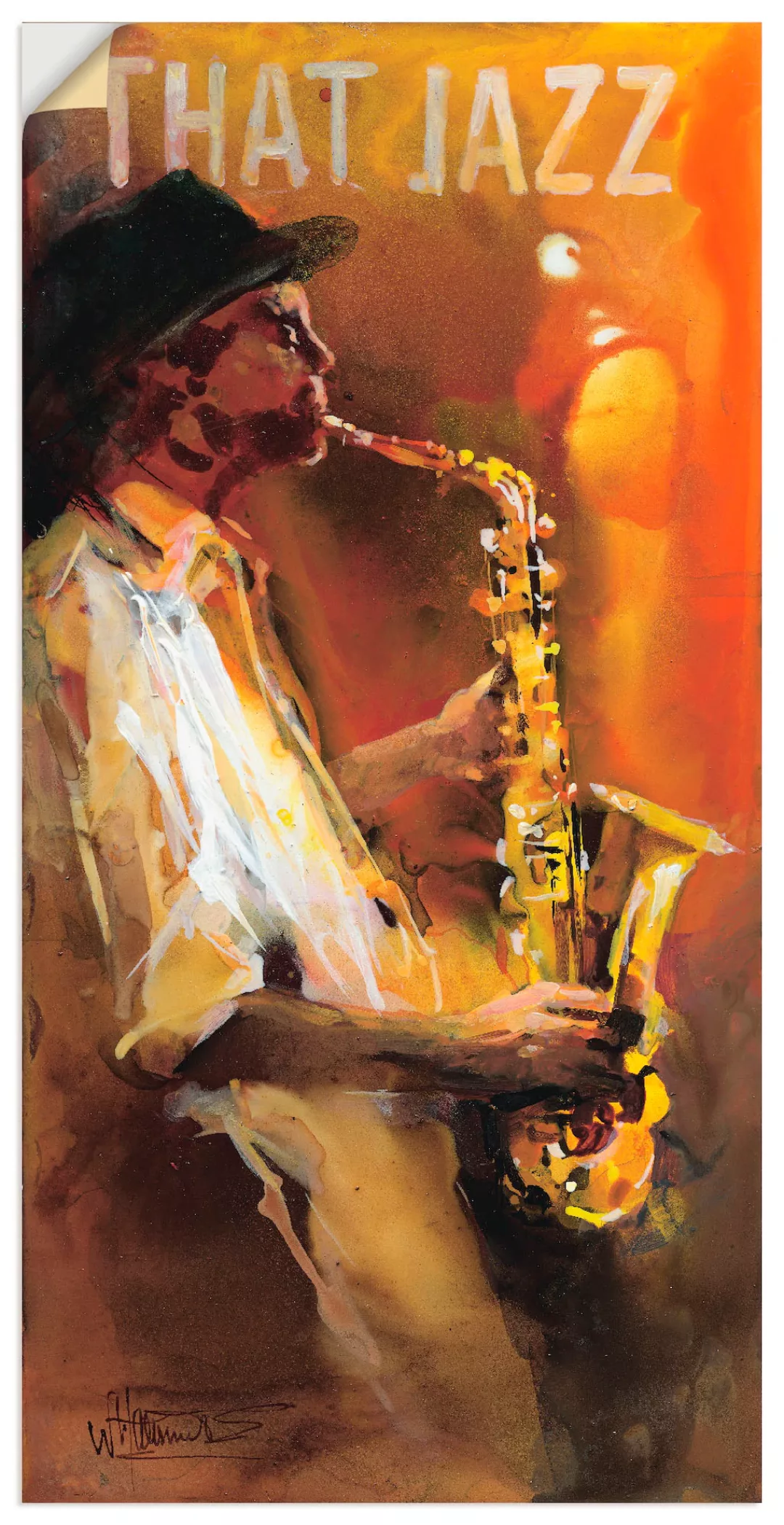 Artland Wandbild »Jazz«, Musiker, (1 St.) günstig online kaufen