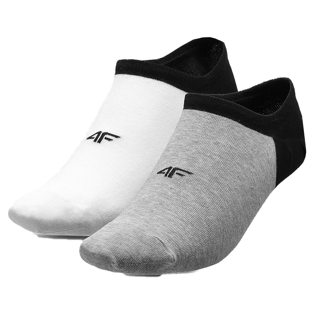 4f Socken EU 39-42 White / Grey Melange günstig online kaufen