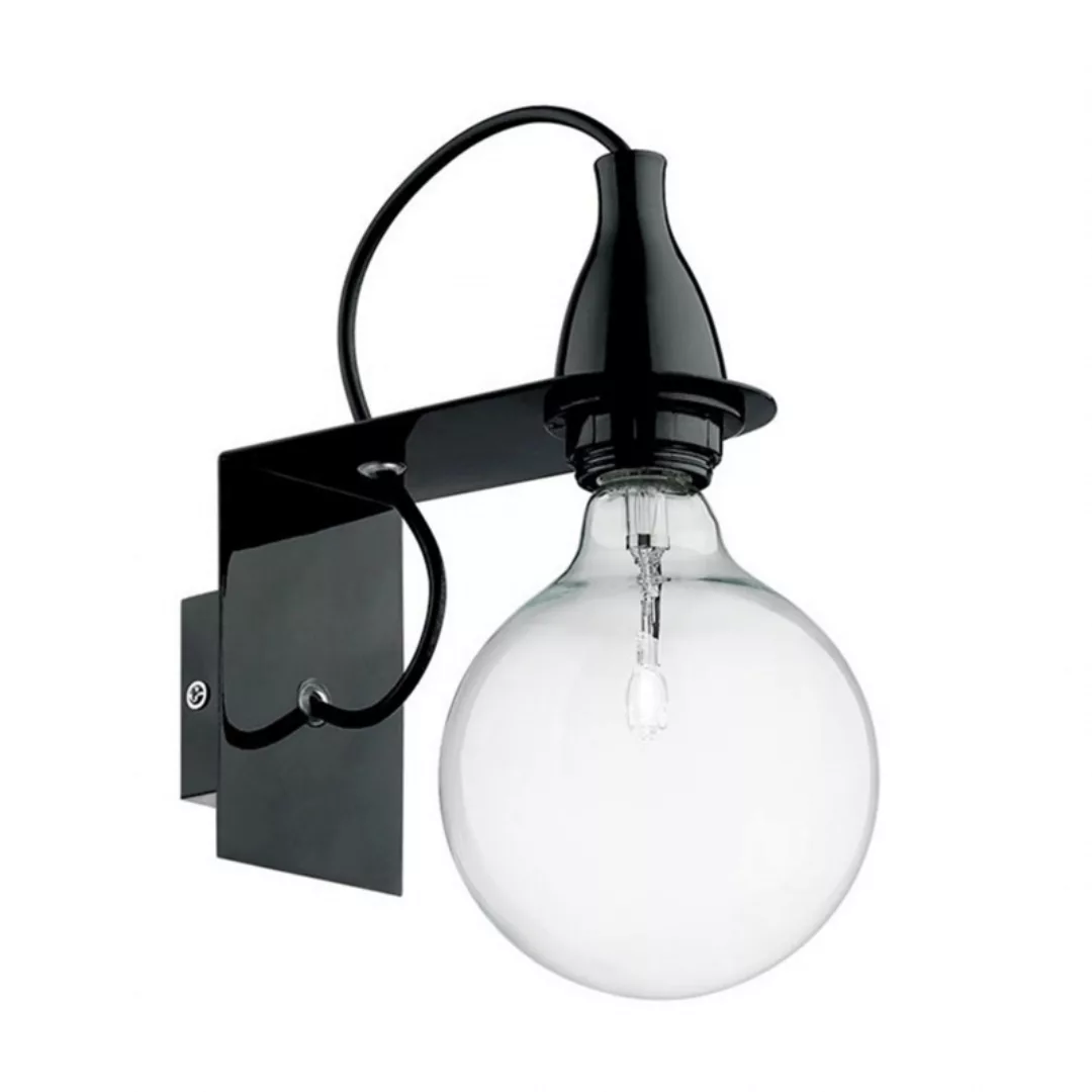 Schwarze Design-Wandlampe Minimal günstig online kaufen