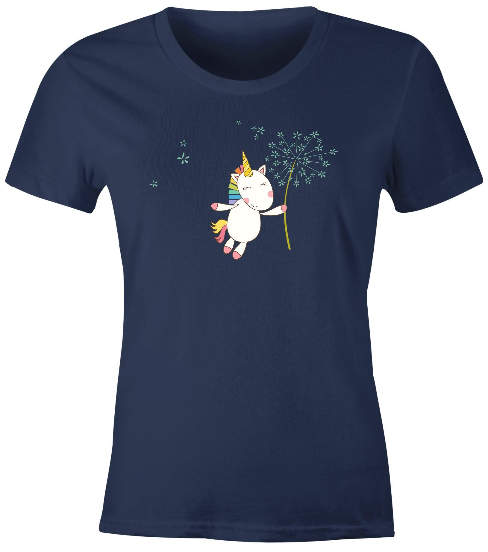 MoonWorks Print-Shirt Damen T-Shirt Einhorn mit günstig online kaufen