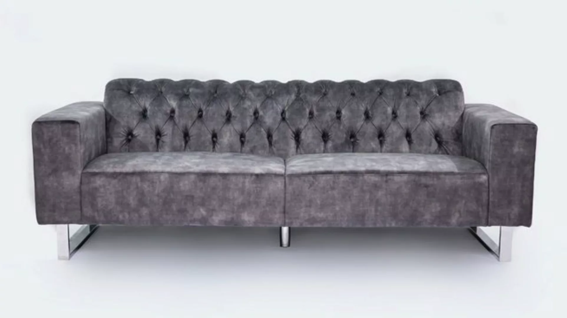 KAWOLA 3-Sitzer NILO, Sofa Velvet Vintage verschiedene Farben günstig online kaufen