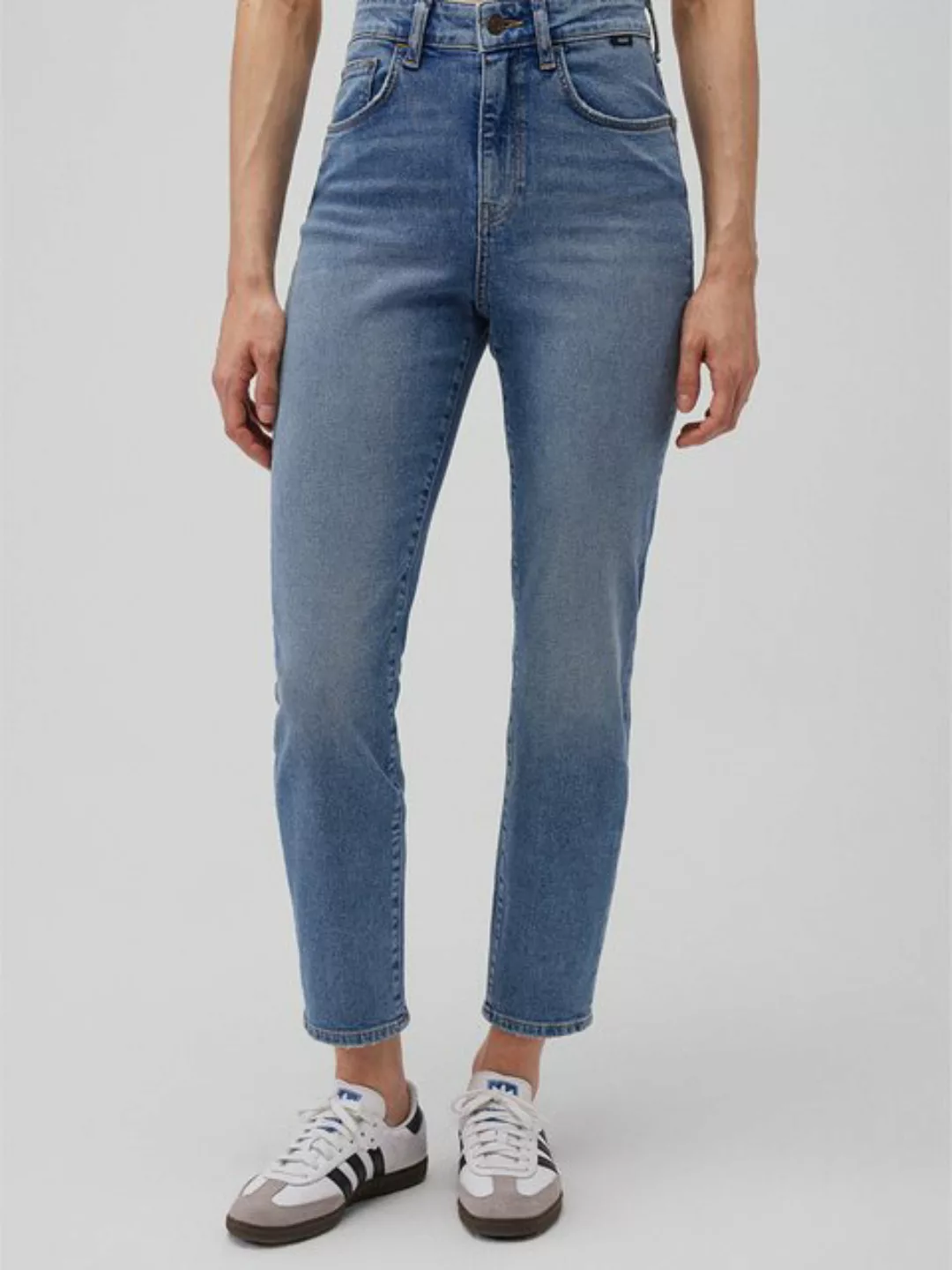 Mavi Boyfriend-Jeans Jeans Hoher Bund 5-Pocket Robust 8171 in Blau günstig online kaufen