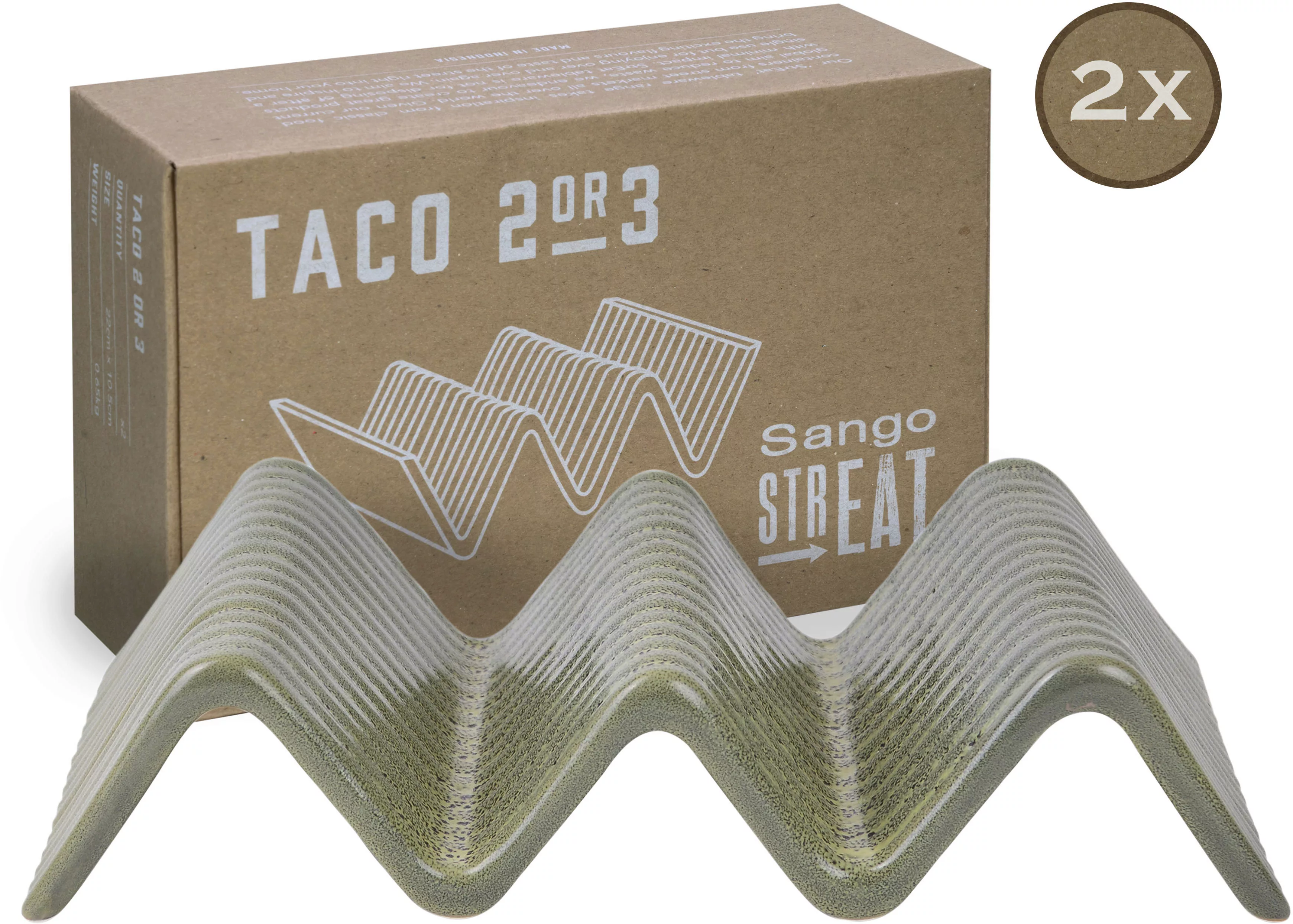 CreaTable Servierplatte »Taco Stand«, (Set, 2 tlg.), Servier Set, Topaktuel günstig online kaufen