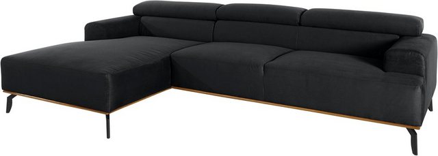 Places of Style Ecksofa "Carlo L-Form", Kopfteilverstellung günstig online kaufen