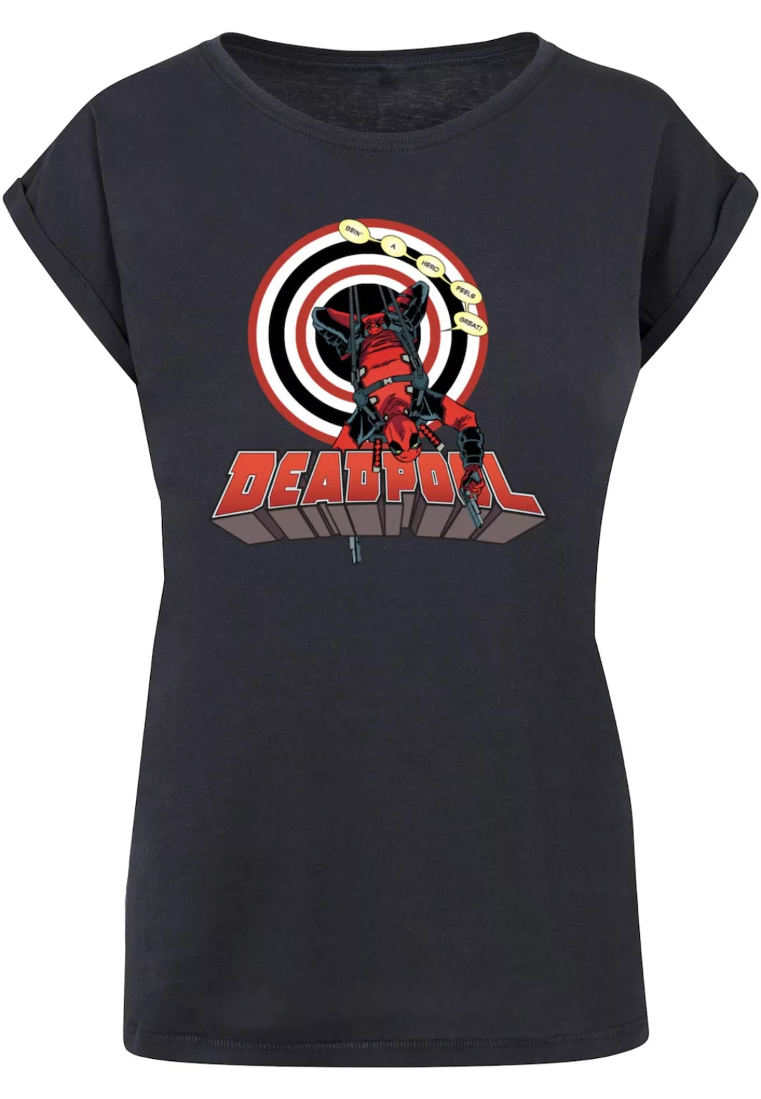 ABSOLUTE CULT T-Shirt "ABSOLUTE CULT Damen Ladies Deadpool - Upside Down T- günstig online kaufen