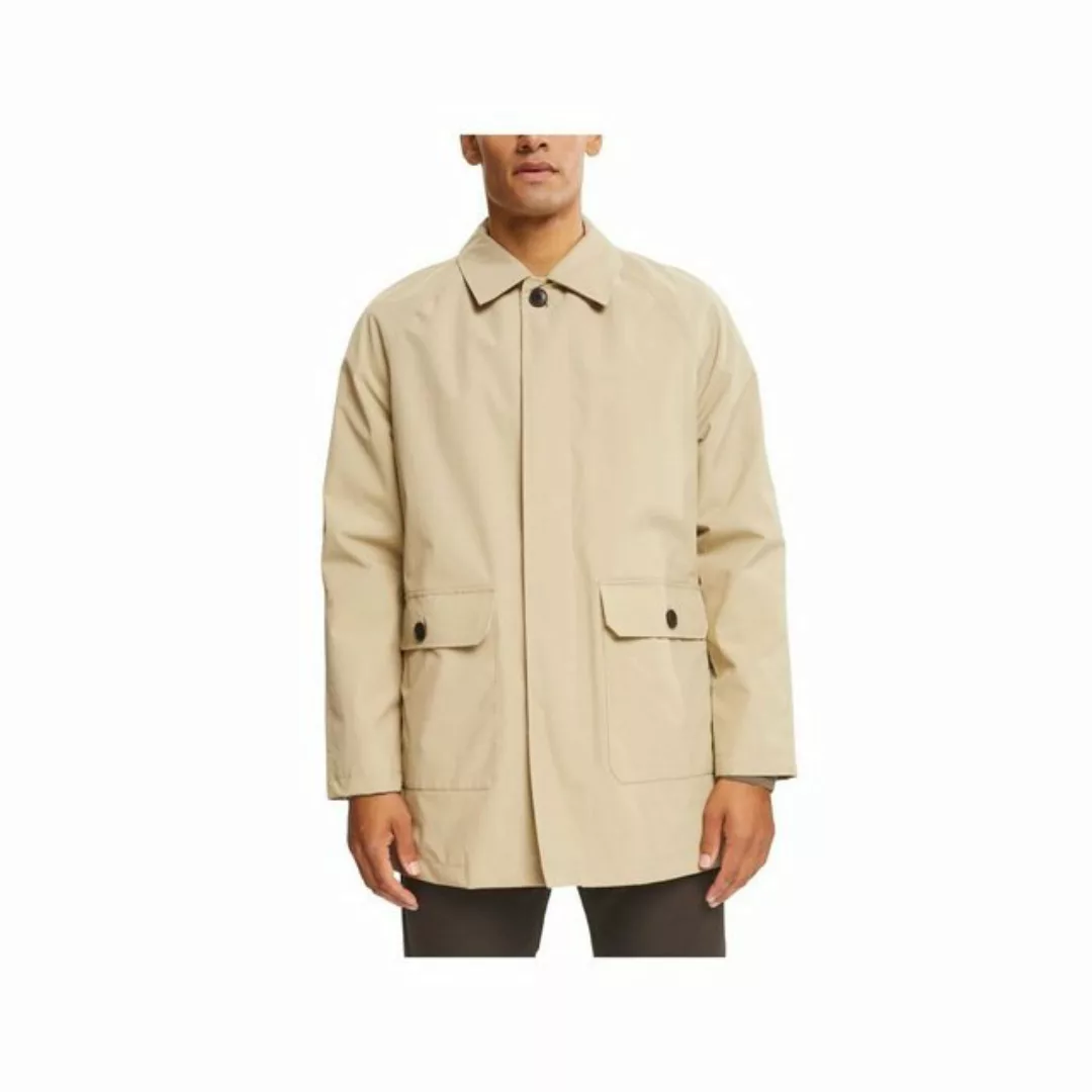 Esprit Wollmantel beige passform textil (1-tlg) günstig online kaufen