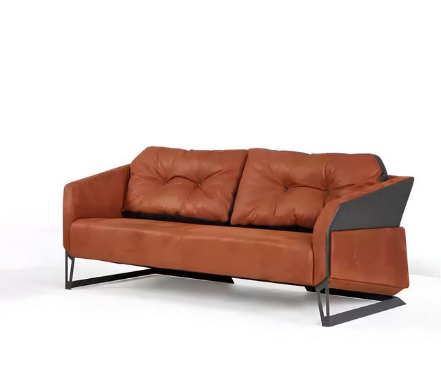 Xlmoebel Sofa Neues 3-Sitzer-Sofa in Orange für das Arbeitszimmer oder Büro günstig online kaufen