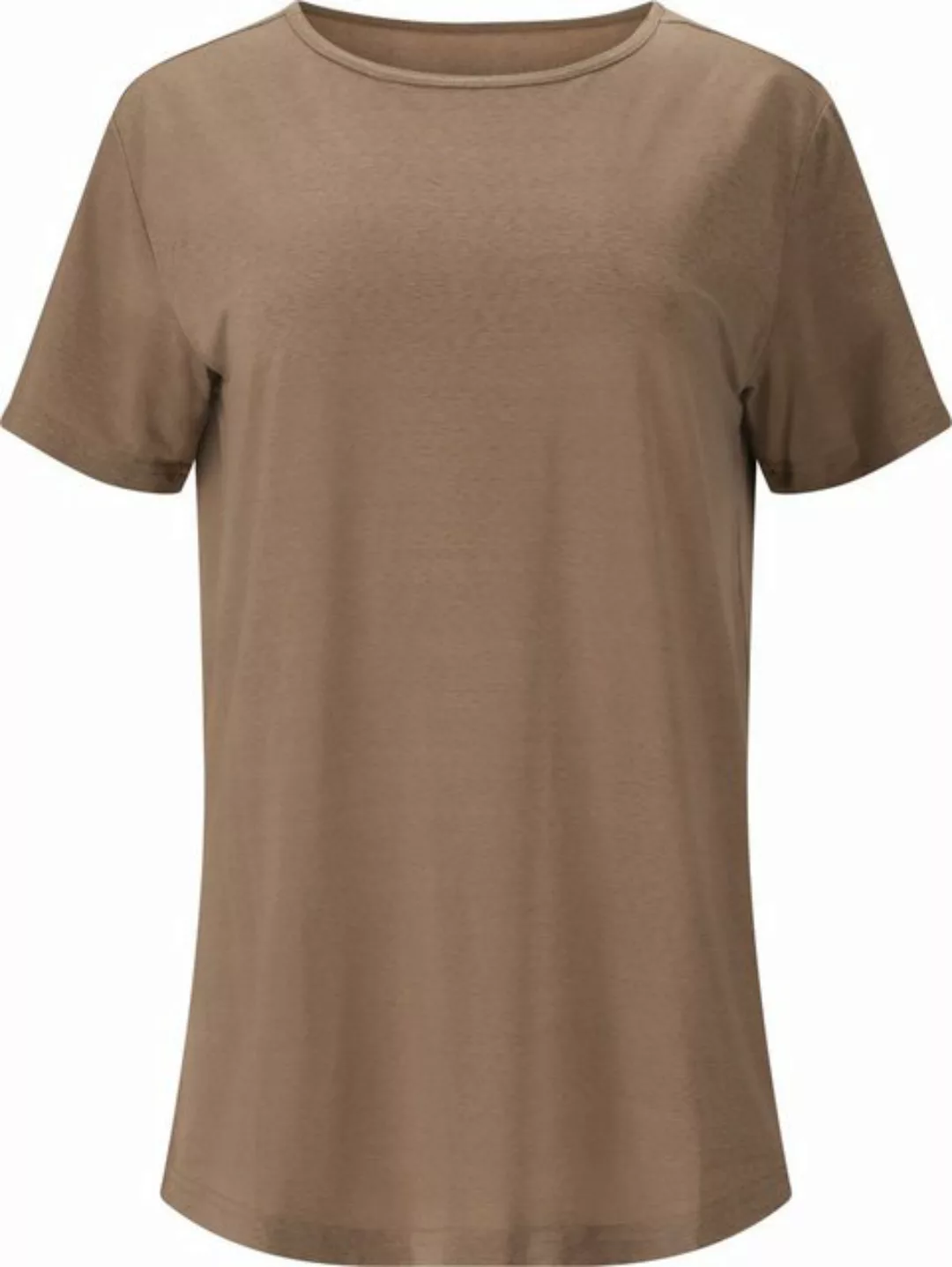 ATHLECIA Kurzarmshirt Lizzy W Slub S/S Tee WALNUT günstig online kaufen