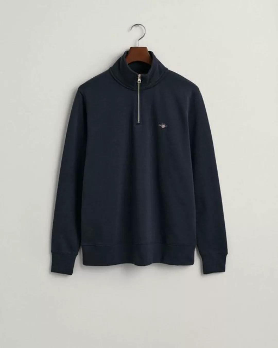 Gant Sweatshirt REG SHIELD HALF ZIP SWEAT mit Logostickerei auf der Brust günstig online kaufen