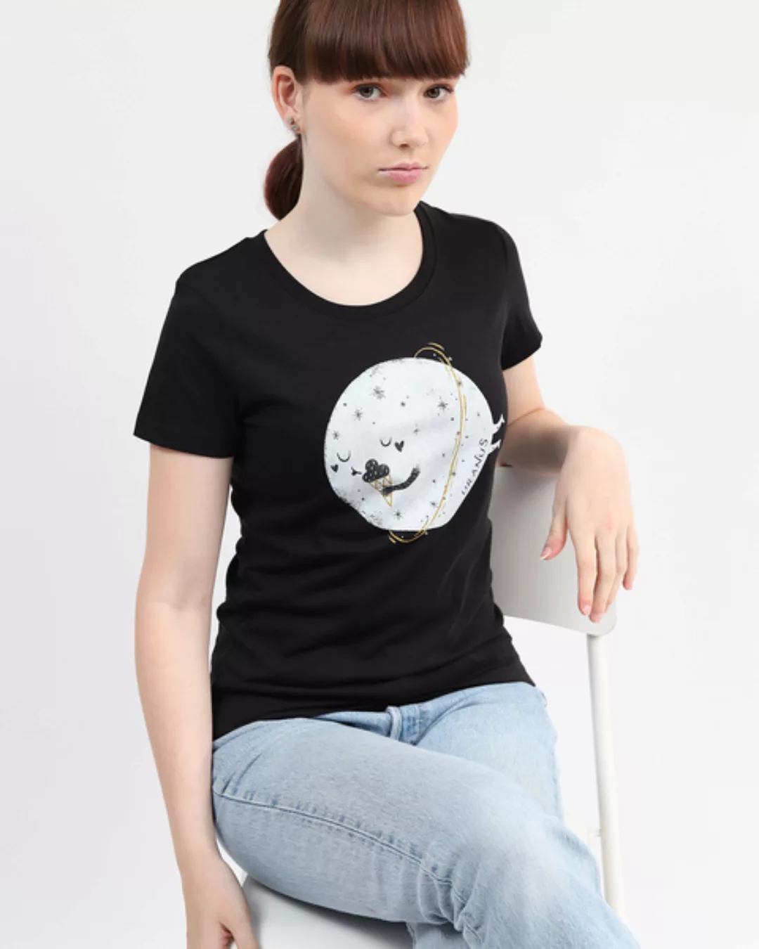 Planet Mit Eis | T-shirt Damen günstig online kaufen