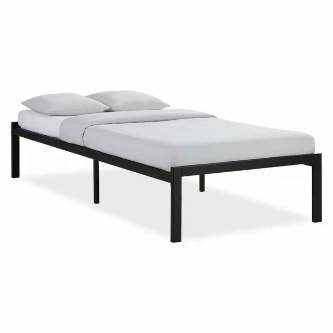 Homestyle4u Metallbett Bett 90 140 x 200 Matratze Bettgestell günstig online kaufen