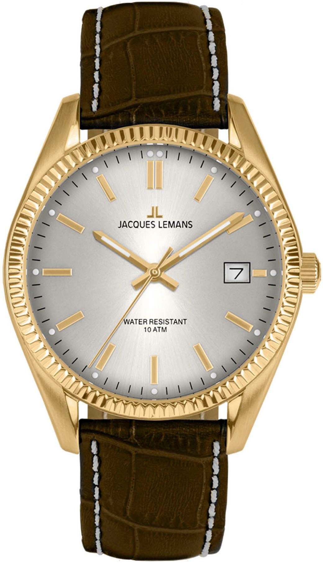 Jacques Lemans Quarzuhr Derby 50-3X, Armbanduhr, günstig online kaufen
