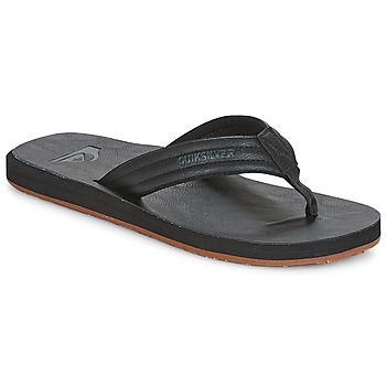 Quiksilver Carver Nubuck Flip Flops EU 41 Solid Black günstig online kaufen