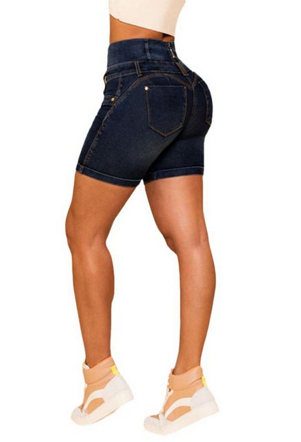 CHENIN Jeansshorts Damen-jeansshorts mit hohem bund und hohem bund Schlankm günstig online kaufen