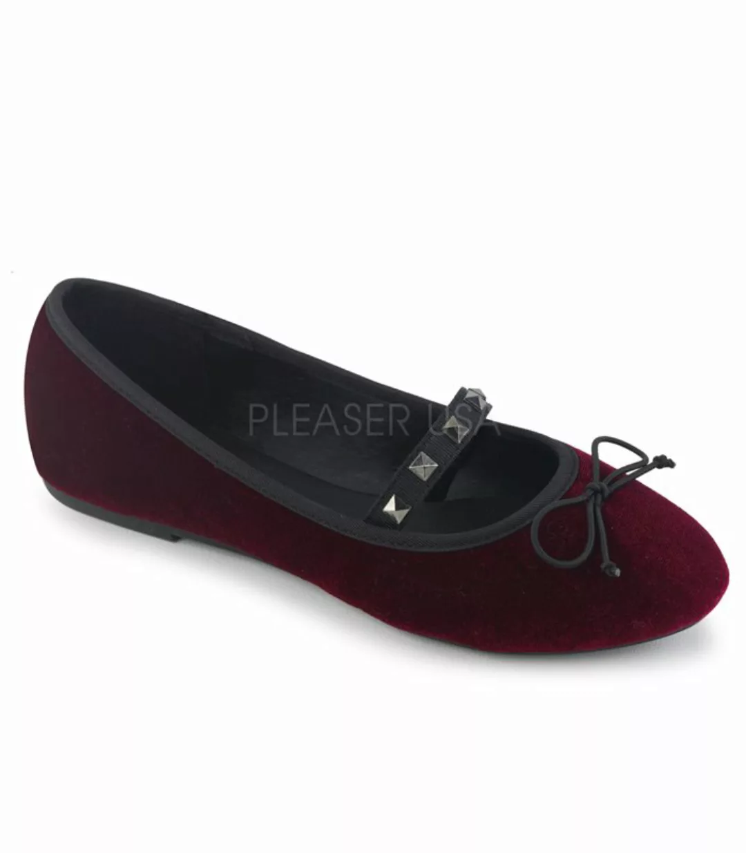 Demonia Ballerinas DRAC-07 Rot (Schuhgröße: EUR 41) günstig online kaufen