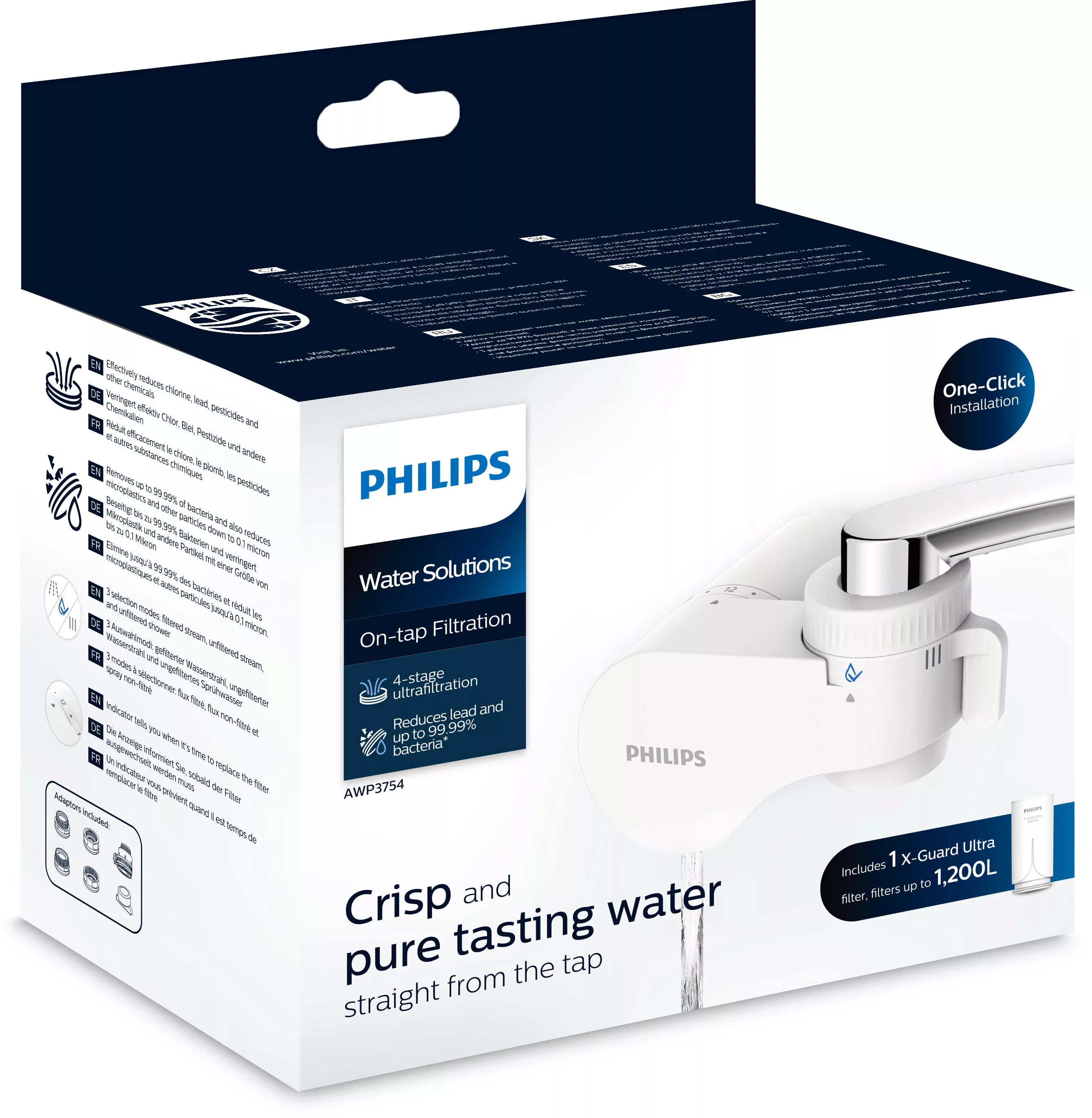 Philips Wasserfilter »AWP3754/10«, Filtration am Wasserhahn günstig online kaufen