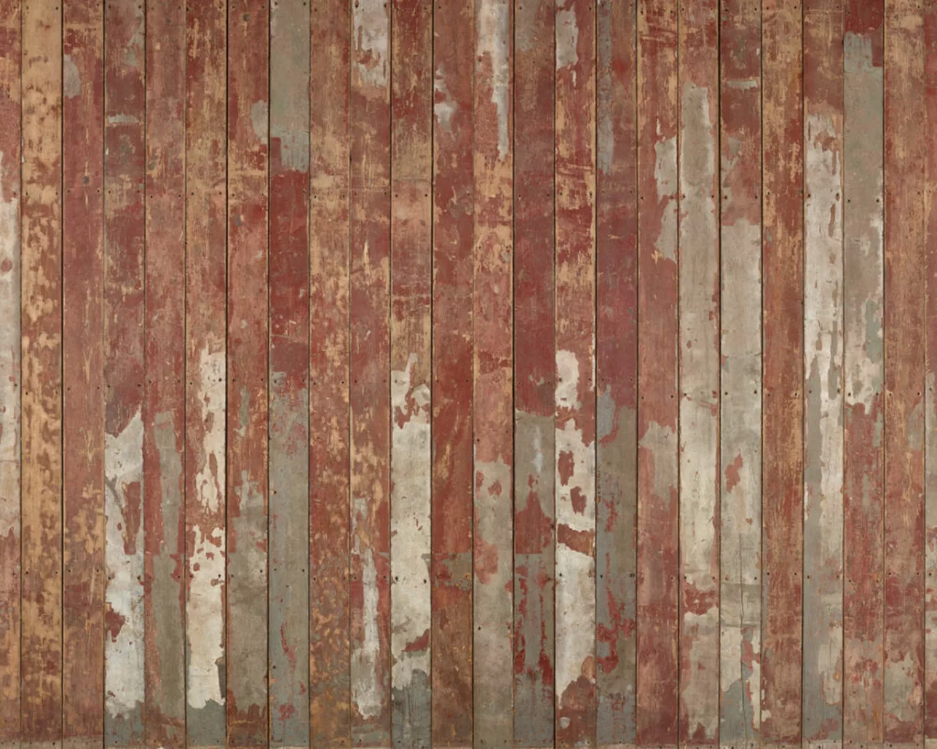 Fototapete "Buntes Holz" 4,00x2,50 m / Glattvlies Perlmutt günstig online kaufen