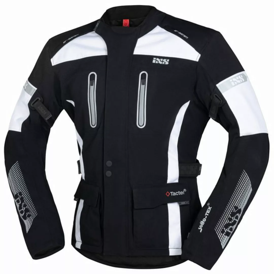 IXS Motorradjacke iXS Pacora-ST Textiljacke Herren schwarz / weiß 2XL günstig online kaufen
