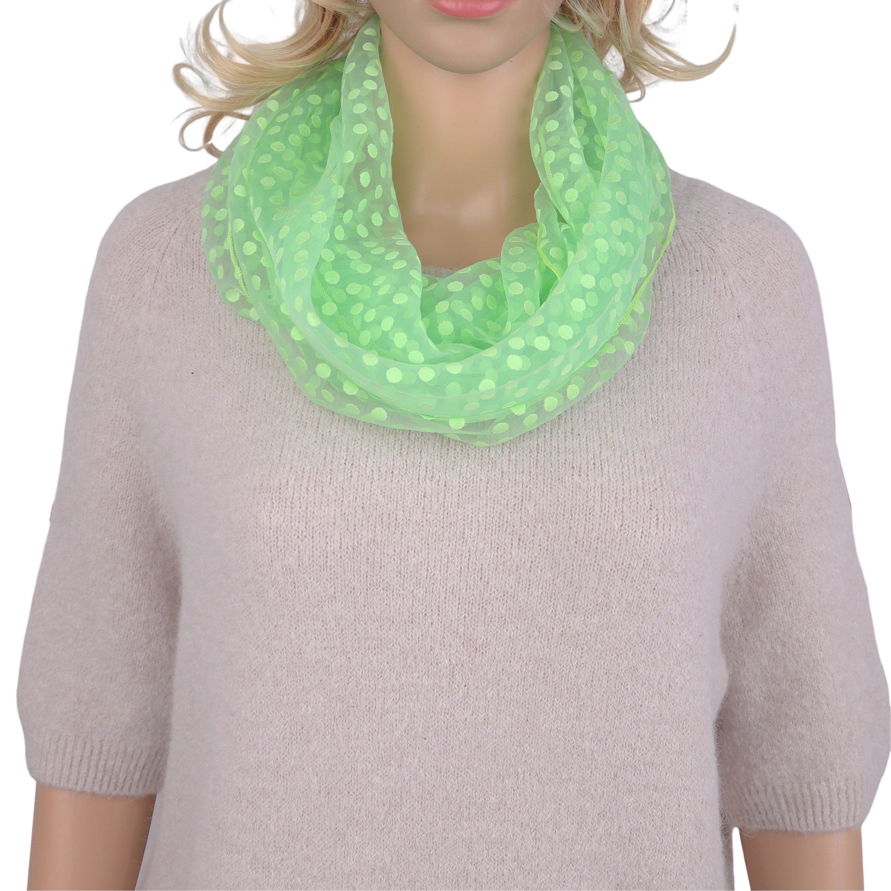 MIRROSI Loop Damen Schal Unifarbe mit günstig online kaufen