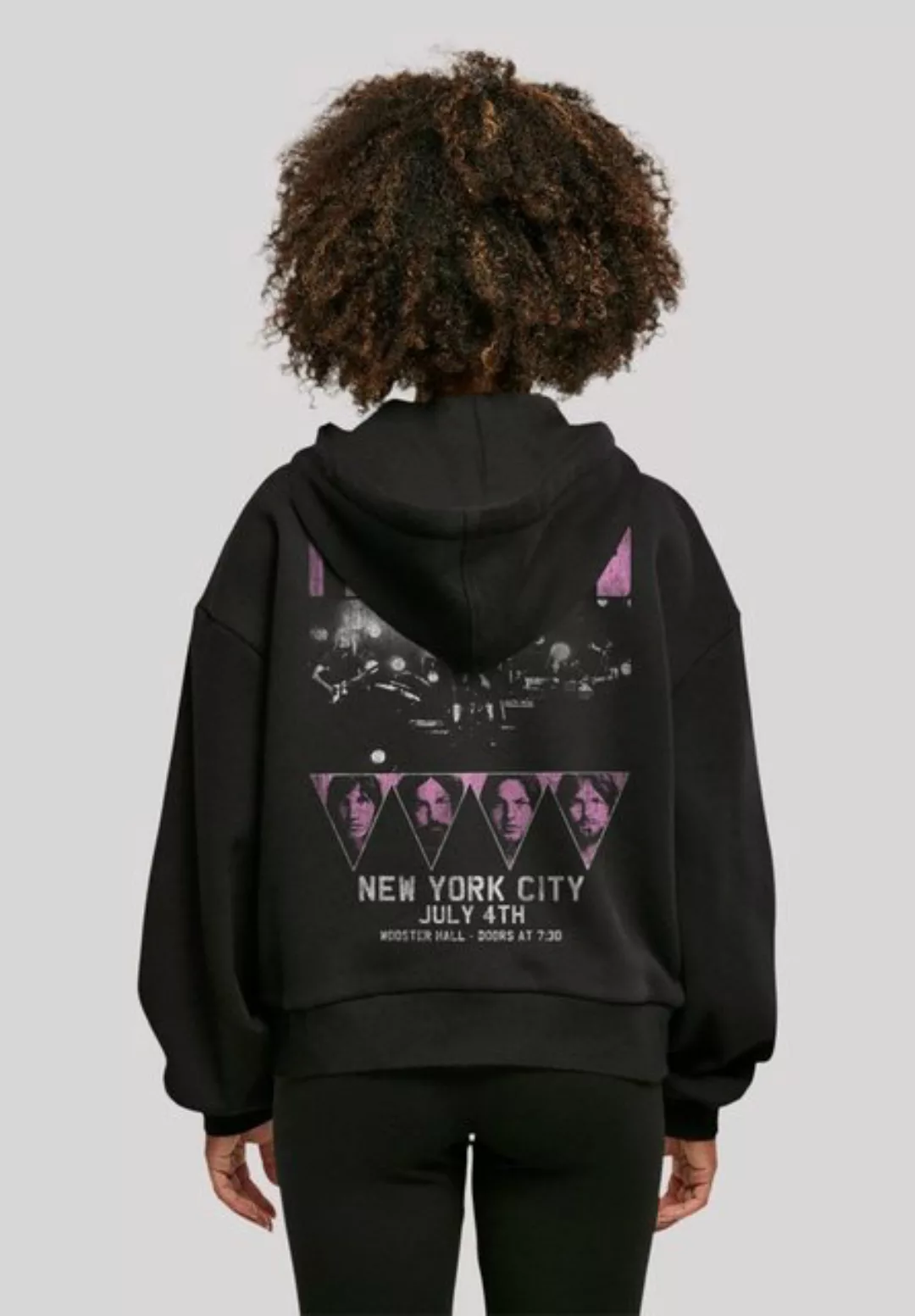 F4NT4STIC Kapuzenpullover Pink Floyd Tour NYC Print günstig online kaufen