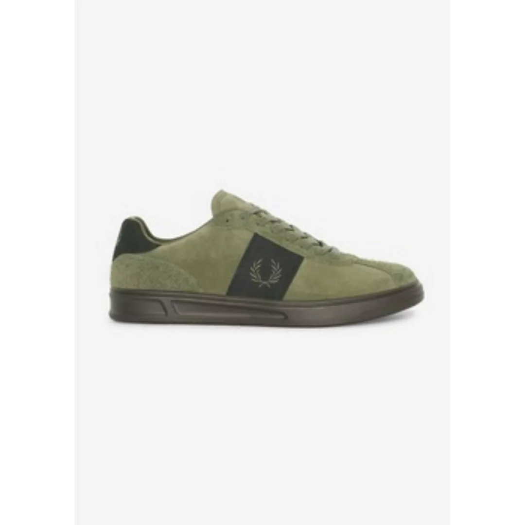 Fred Perry  Sneaker Wildleder - Lorbeerkranz grüner Kalkstein günstig online kaufen