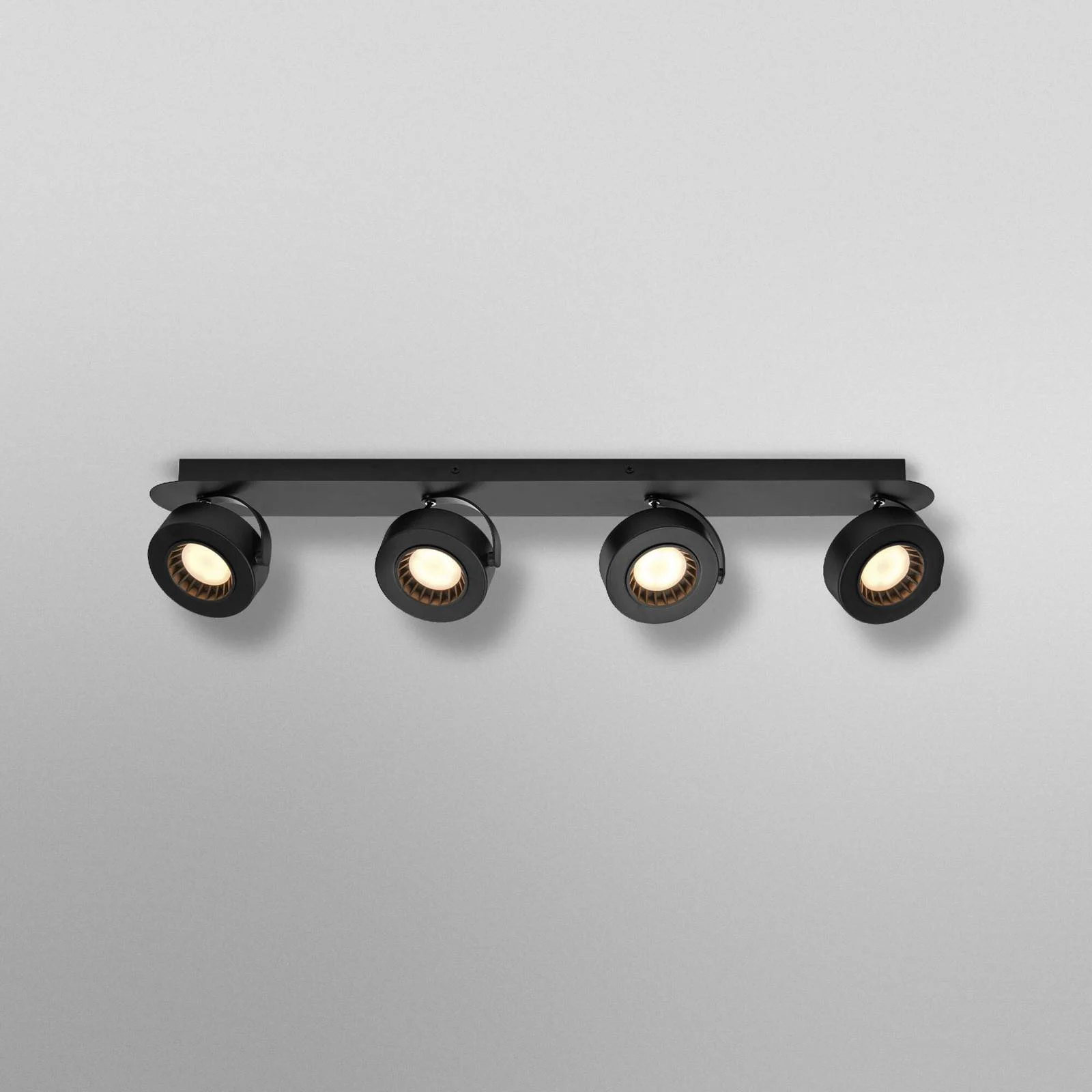 OSRAM LED-Deckenstrahler VENUS schwarz 4-flg. Metall 3.000 K günstig online kaufen