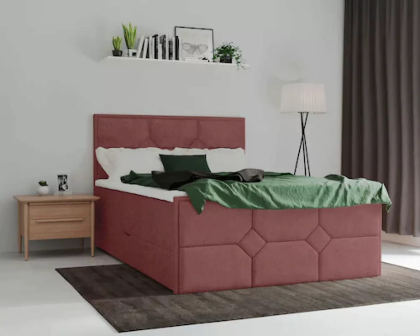 Leonique Boxspringbett "Ambre" günstig online kaufen