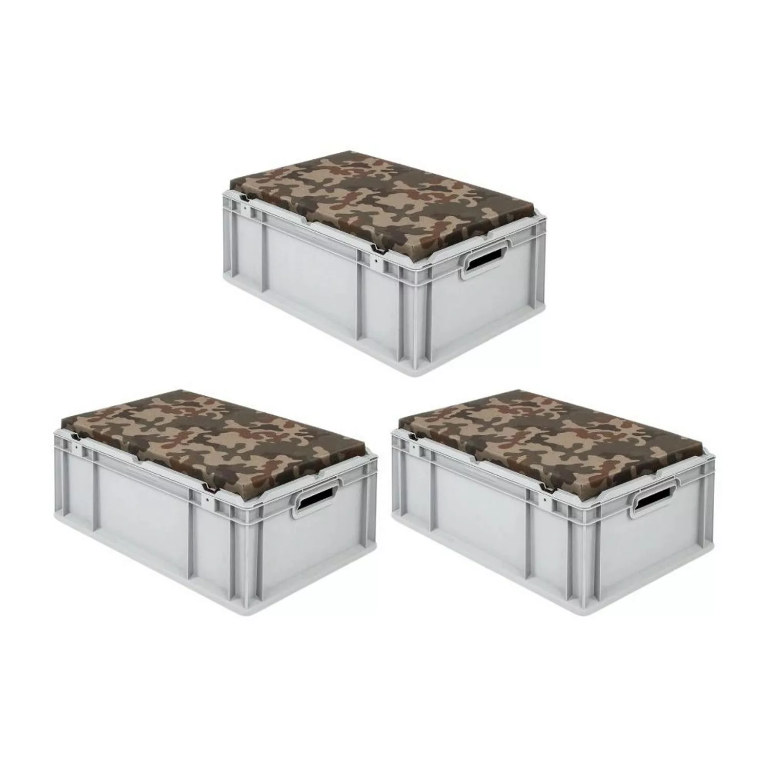 PROREGAL SparSet 3x Eurobox NextGen Seat Box Camouflage HxBxT 265 x 40 x 60 günstig online kaufen