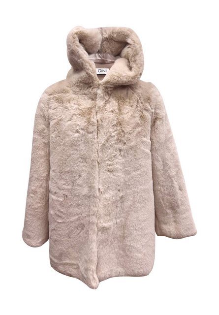 GINI LONDON Outdoorjacke Gini Hooded Long Sleeve Faux Fur Gini Langarm-Kuns günstig online kaufen