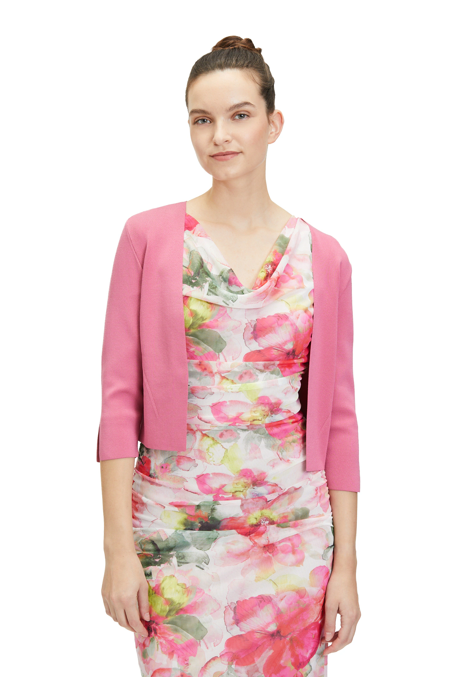 Vera Mont Strickjacke "Vera Mont Damen Strickbolero langarm", Ärmelschlitz günstig online kaufen