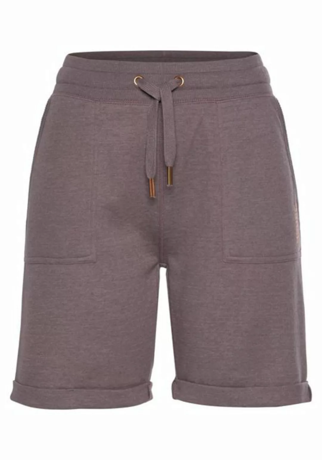 Bench. Loungewear Bermudas mit aufgeschlagenen Beinsäumen und seitlichen Ta günstig online kaufen