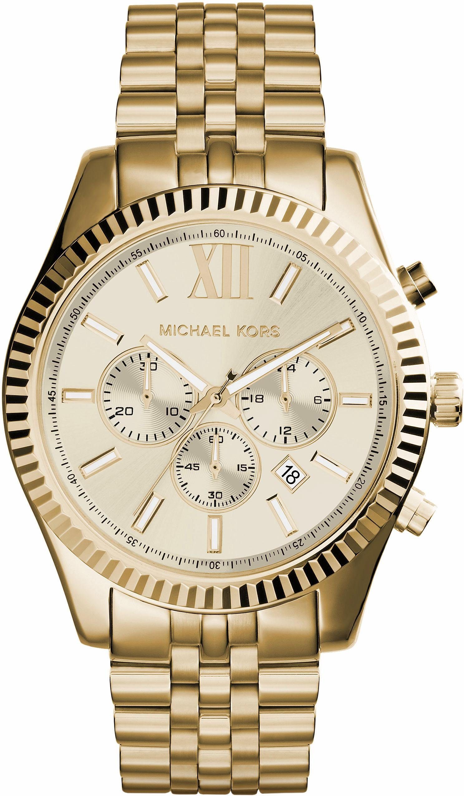 MICHAEL KORS Chronograph LEXINGTON MK8281, Quarzuhr, günstig online kaufen