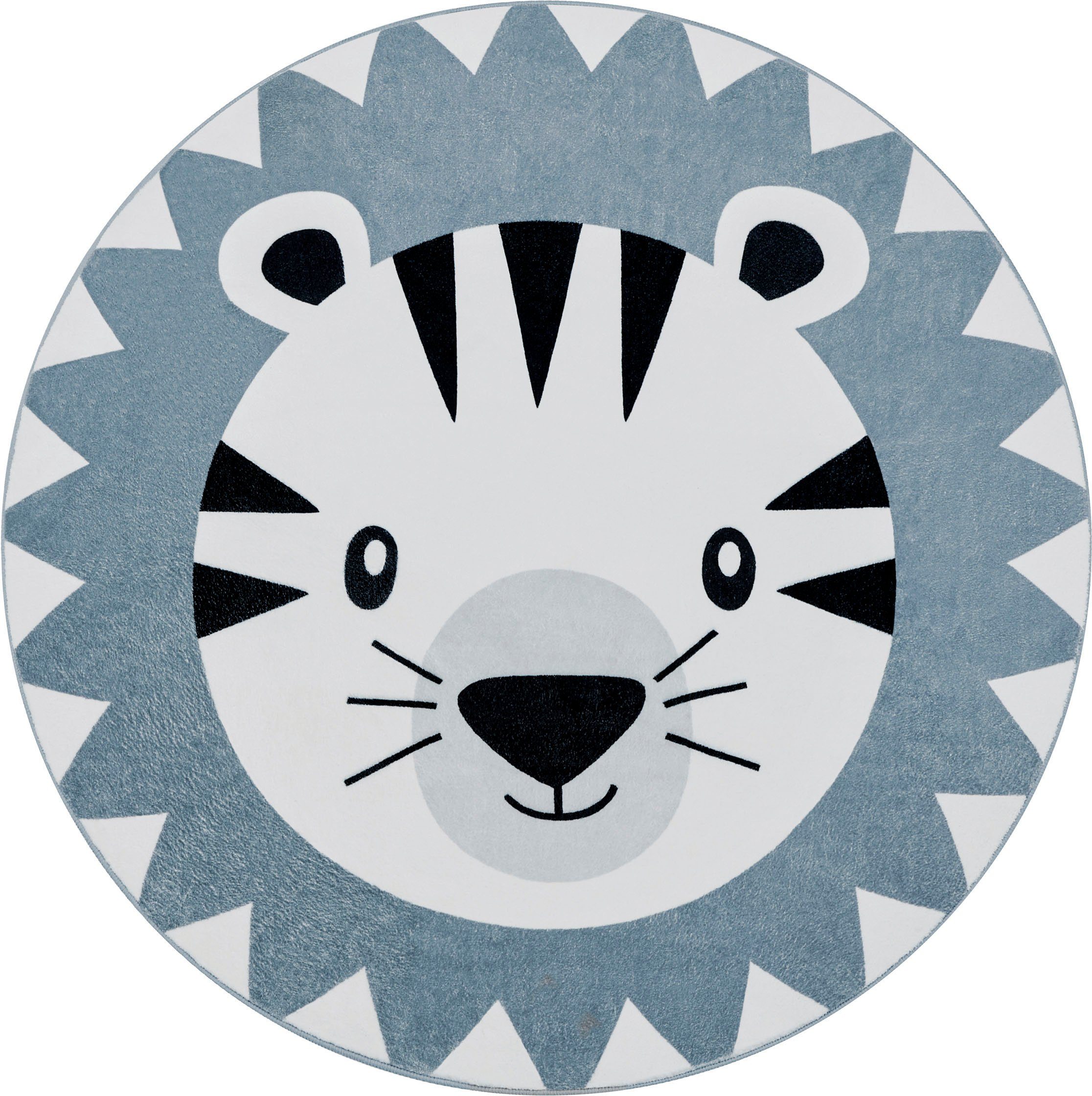 Paco Home Kinderteppich »Tosbik 482«, rund, 12 mm Höhe, Spielteppich, Kurzf günstig online kaufen