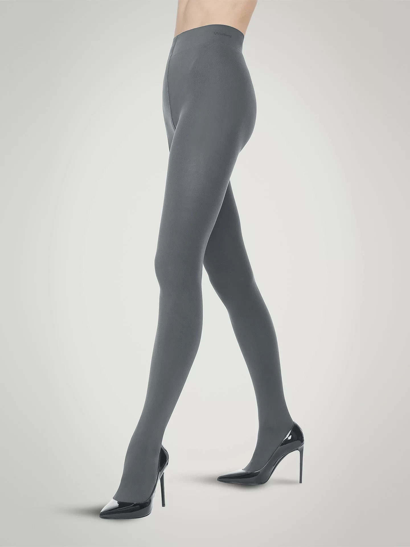 Wolford - Velvet de Luxe 66 Tights, Frau, soft pewter, Größe: XL günstig online kaufen