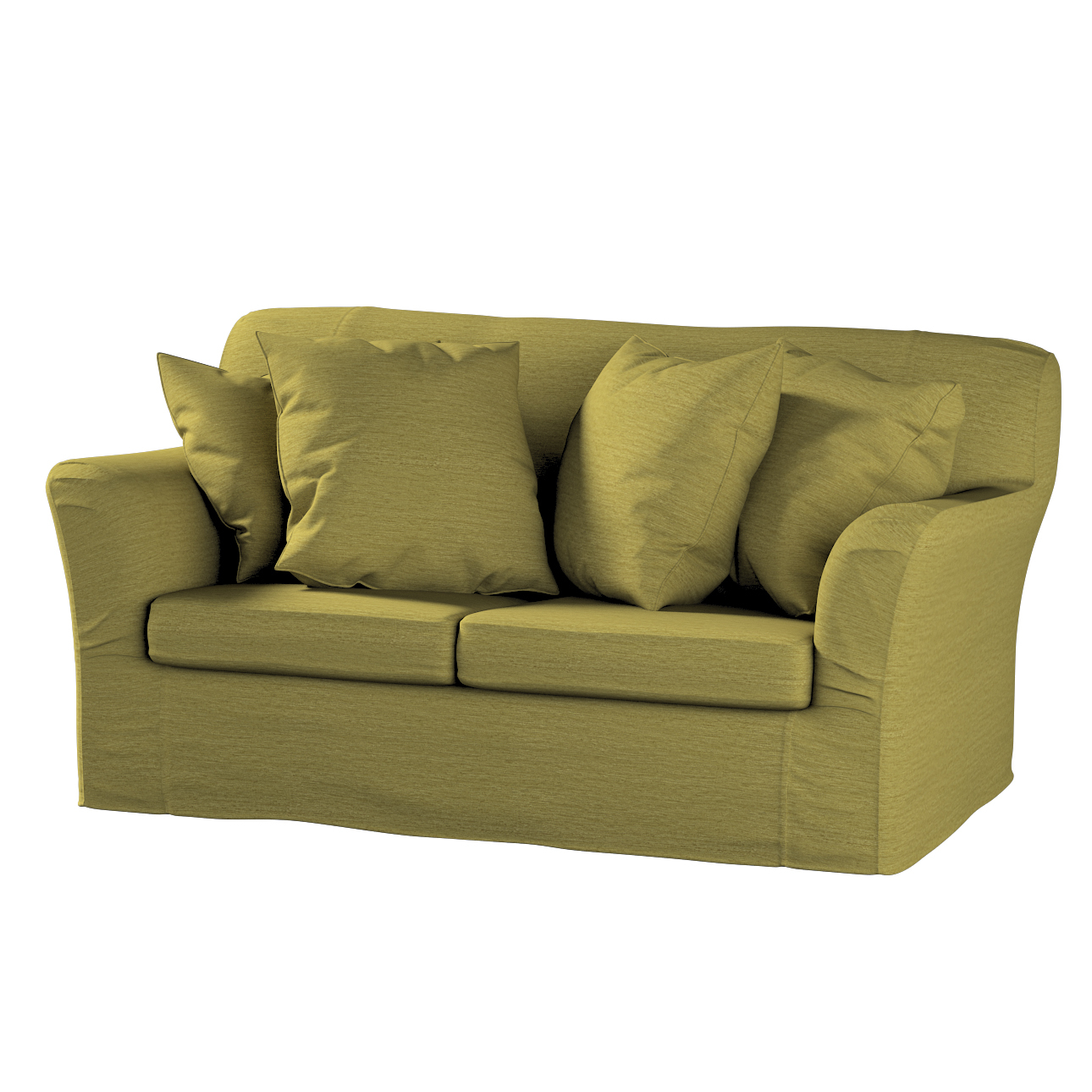 Bezug für Tomelilla 2-Sitzer Sofa nicht ausklappbar, grün, Sofahusse, Tomel günstig online kaufen